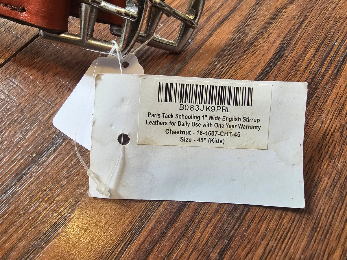 NWT Derby Youth Stirrup leathers