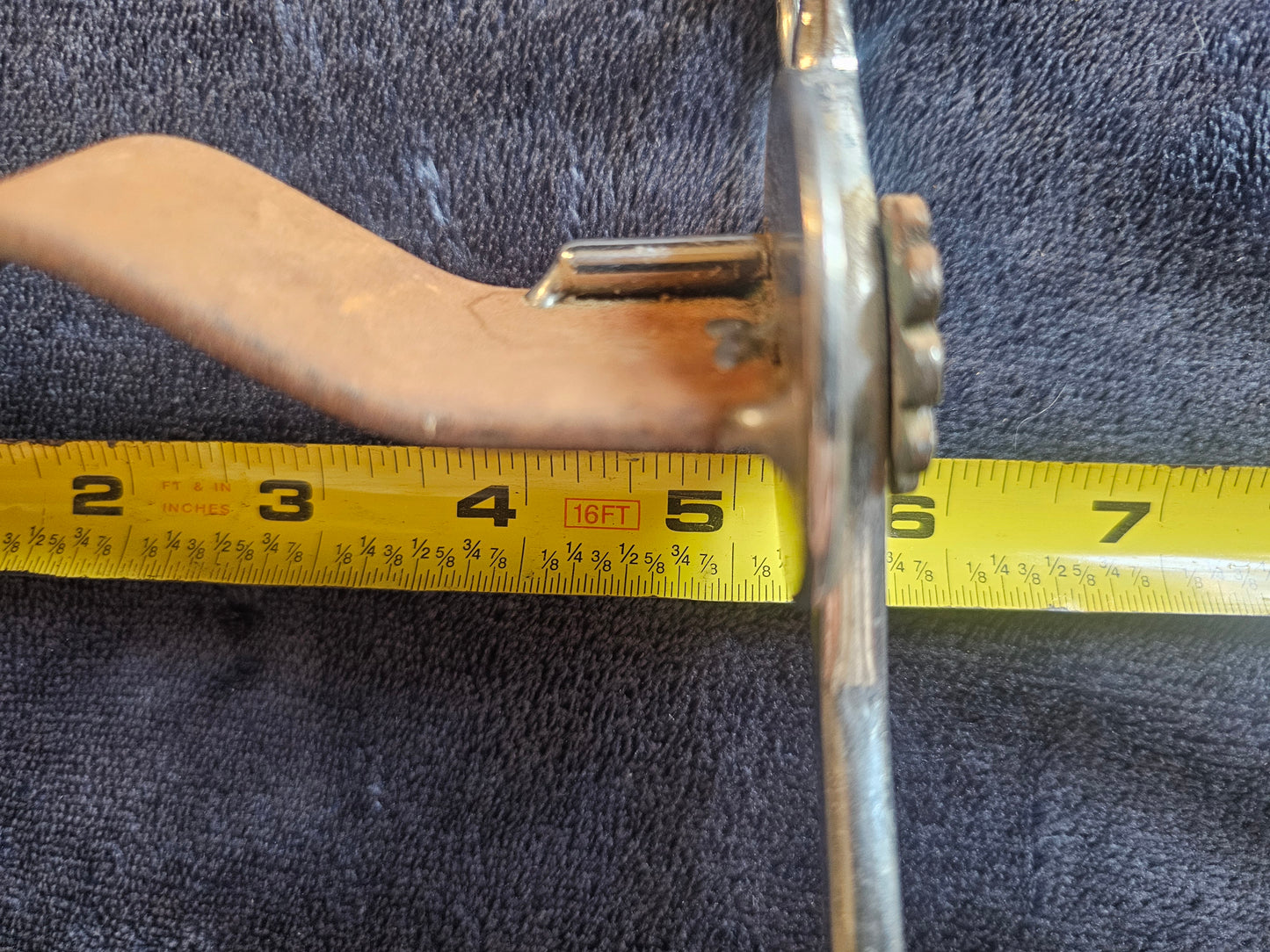 5" Roper Western Curb Bit, 8" long shanks, vintage, low port