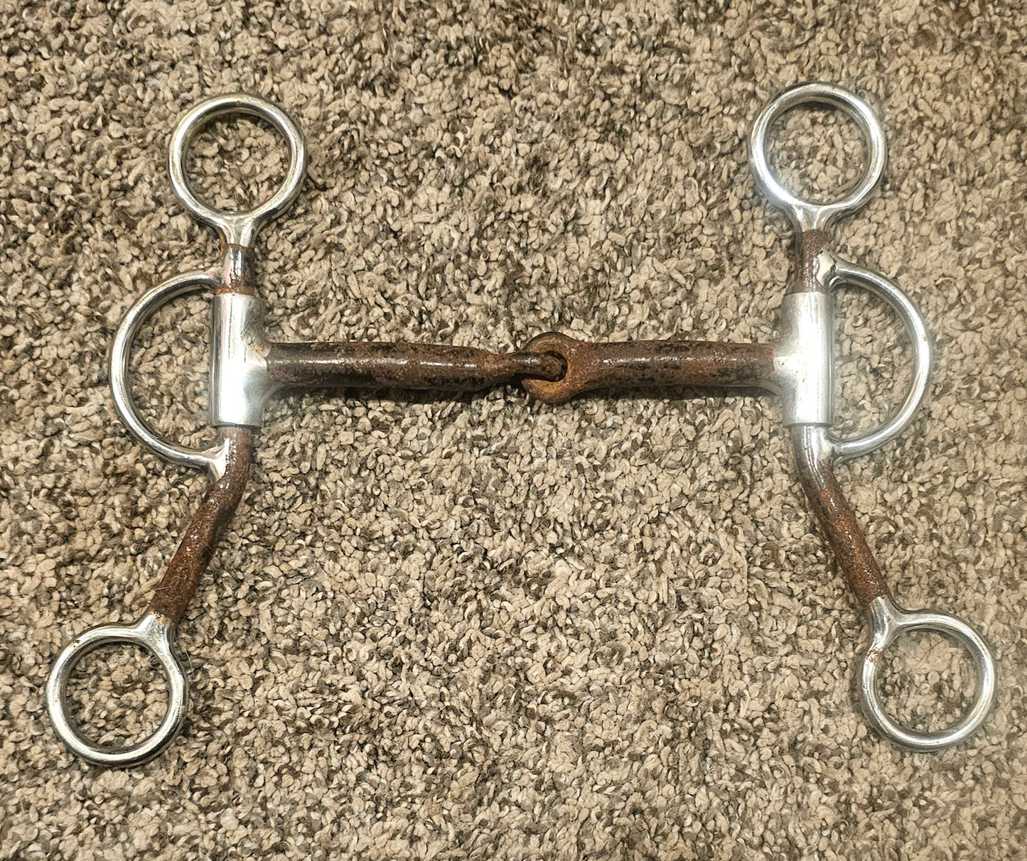 5" Argentine Snaffle sweet iron used