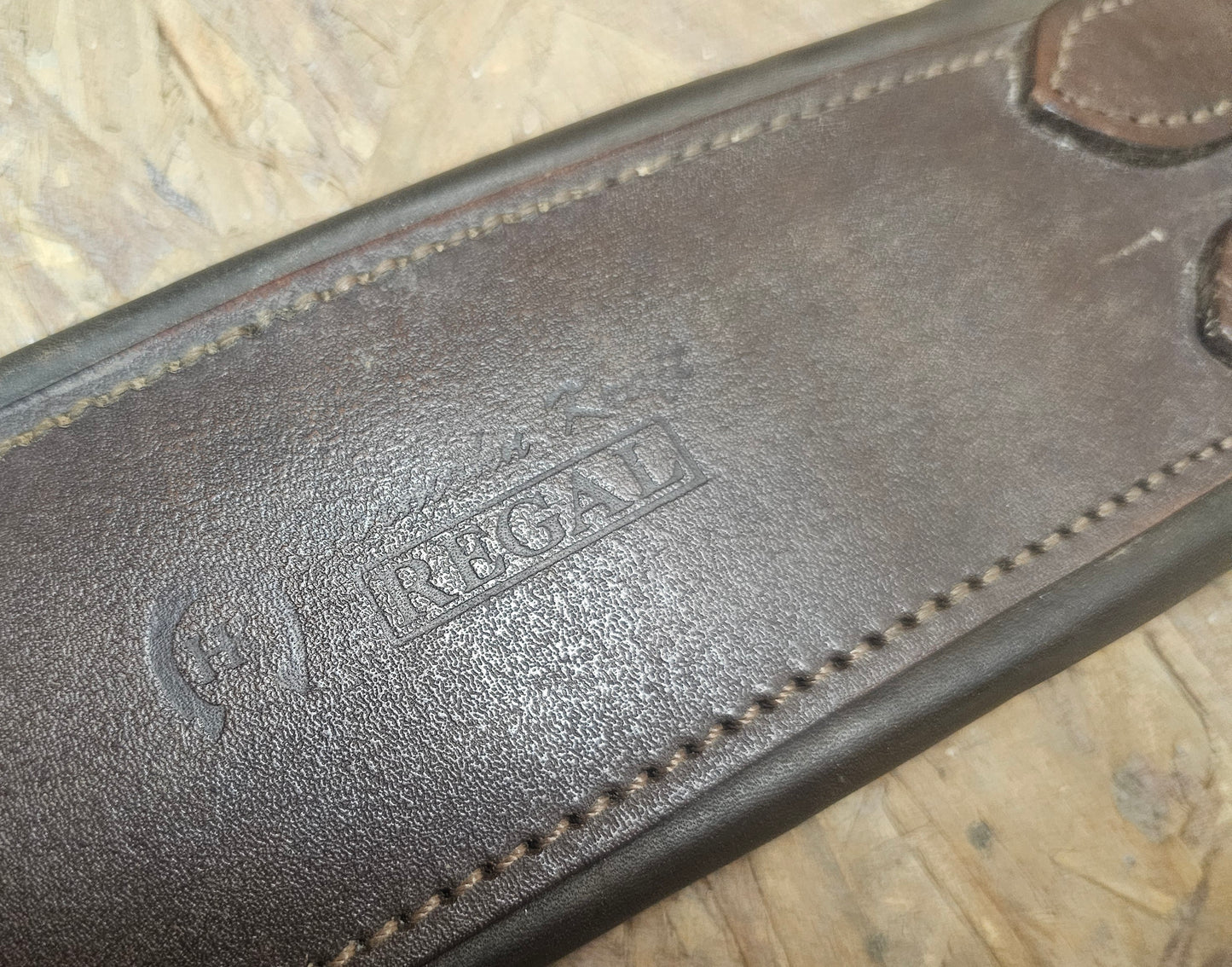 50" Hermann Kraft Regal Contoured leather girth used