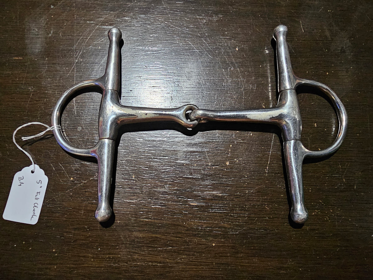 5" Full cheek snaffle bit