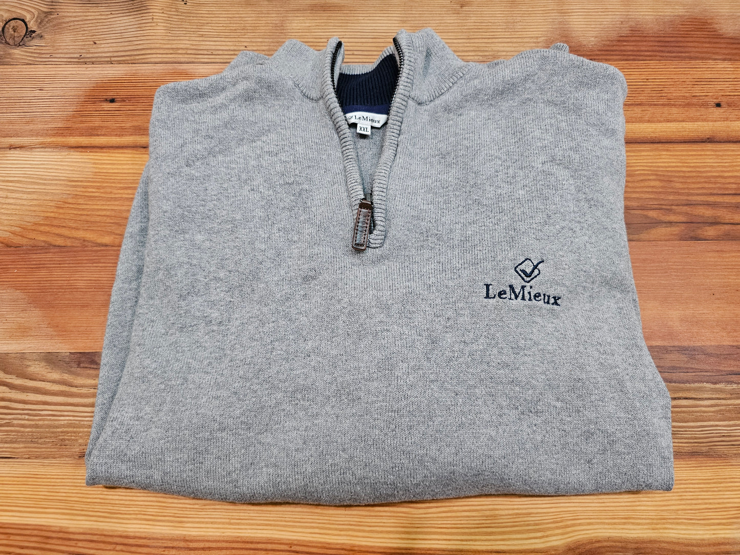 Men's LeMieux Quarter Zip Sweater XXL
