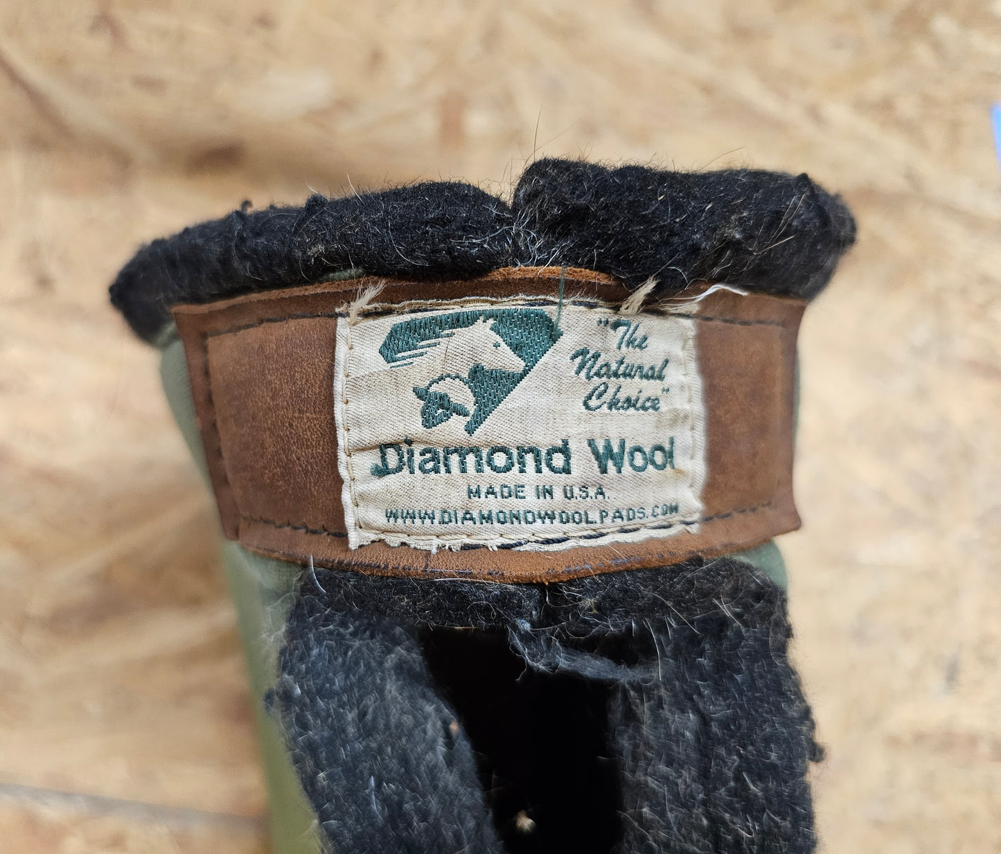 Diamond Wool Western Saddle Pad used