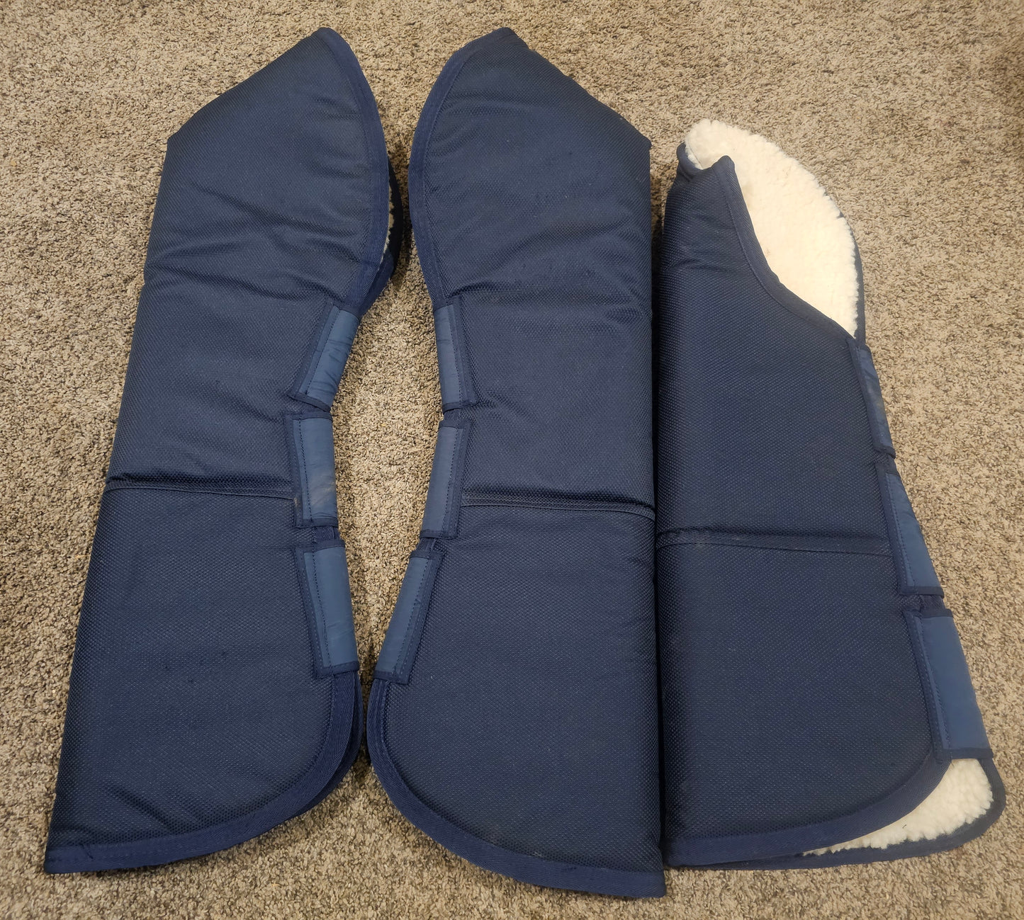 Three New Fleece lined WeatherBeeta Travel Boots Full size