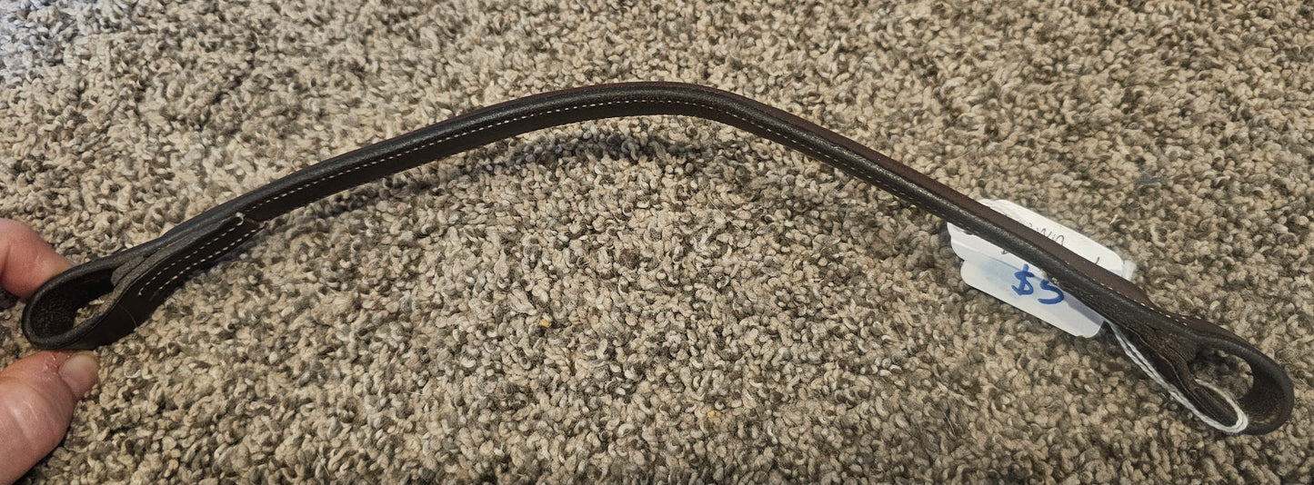 Brown plain raised browband