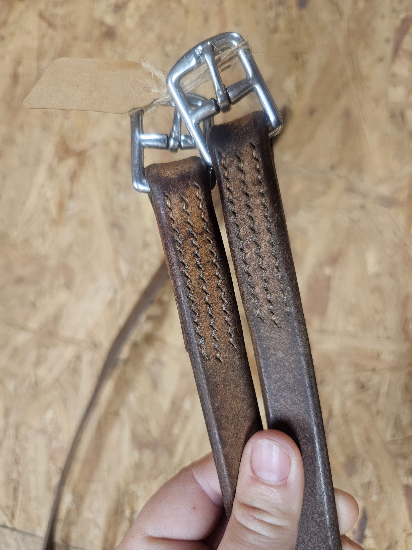 52" English Leathers light brown