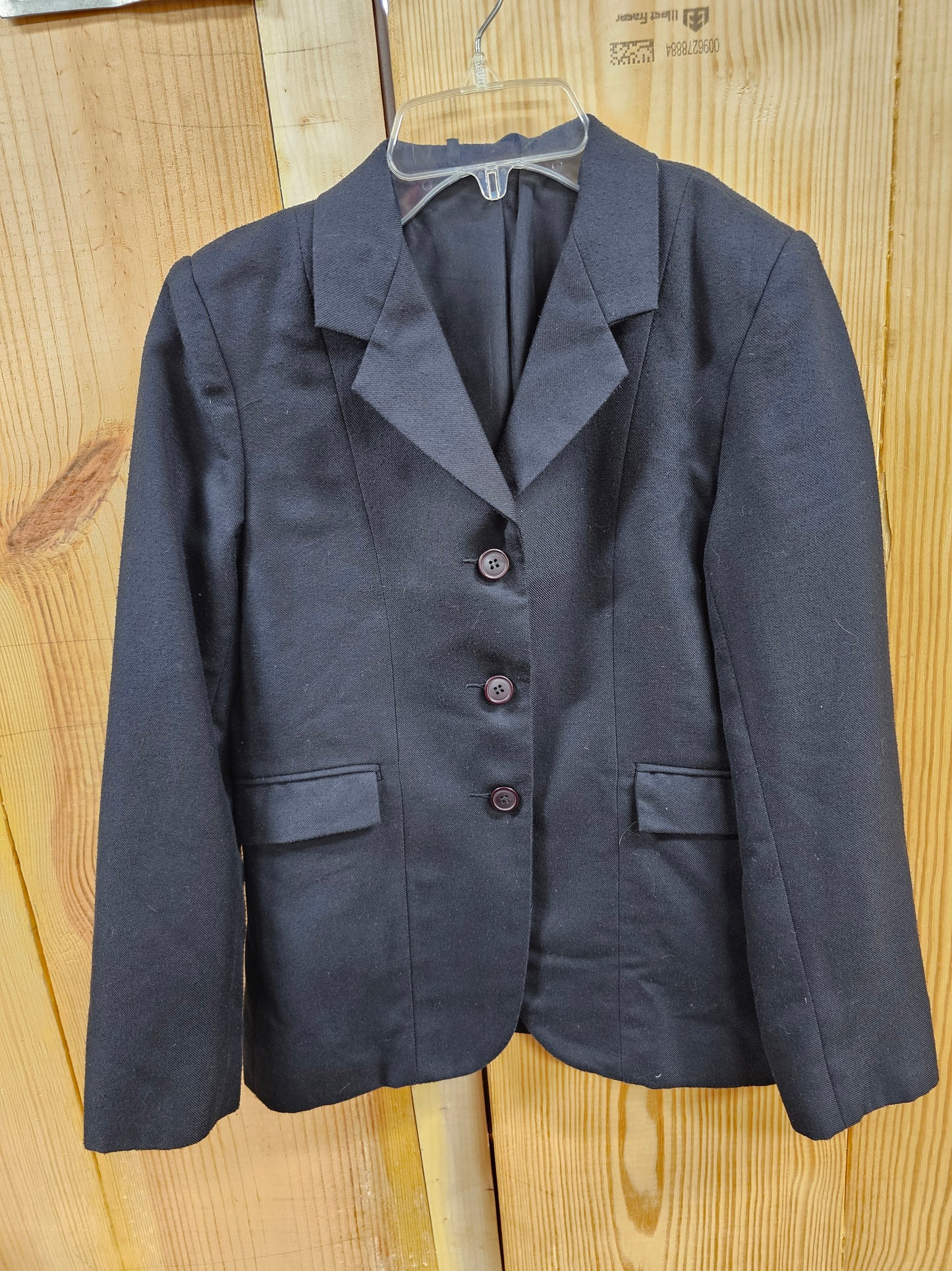Youth Show Coat black sz 14