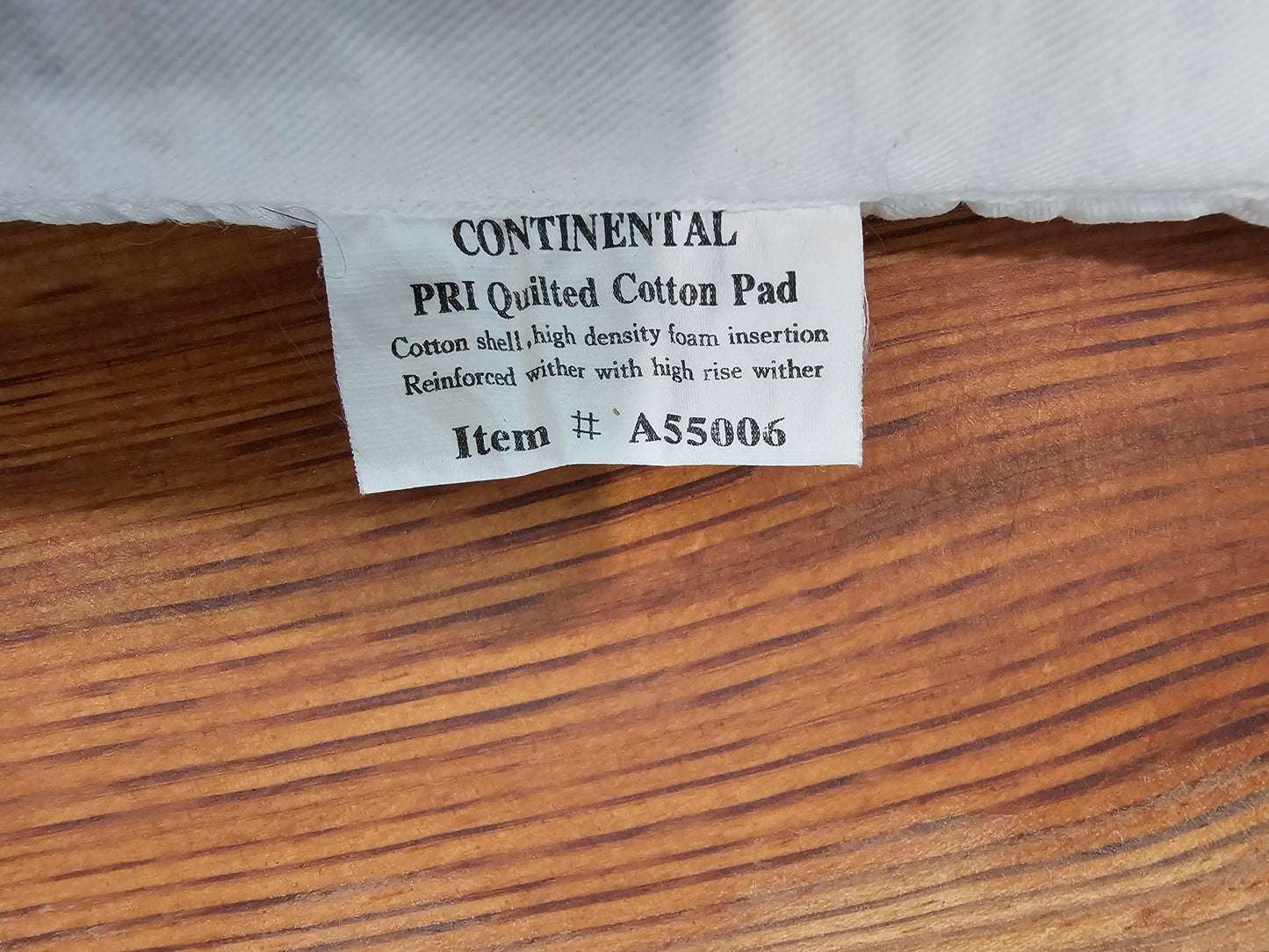 PRI Quilted Cotton Pad used