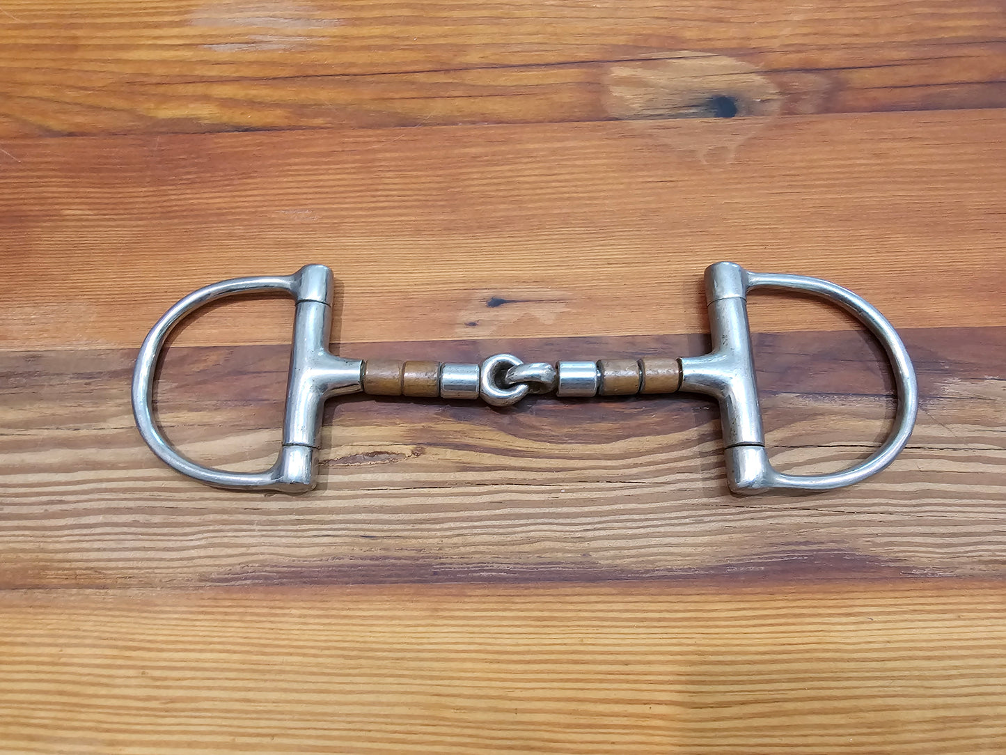 5" D-Ring Snaffle with copper rollers