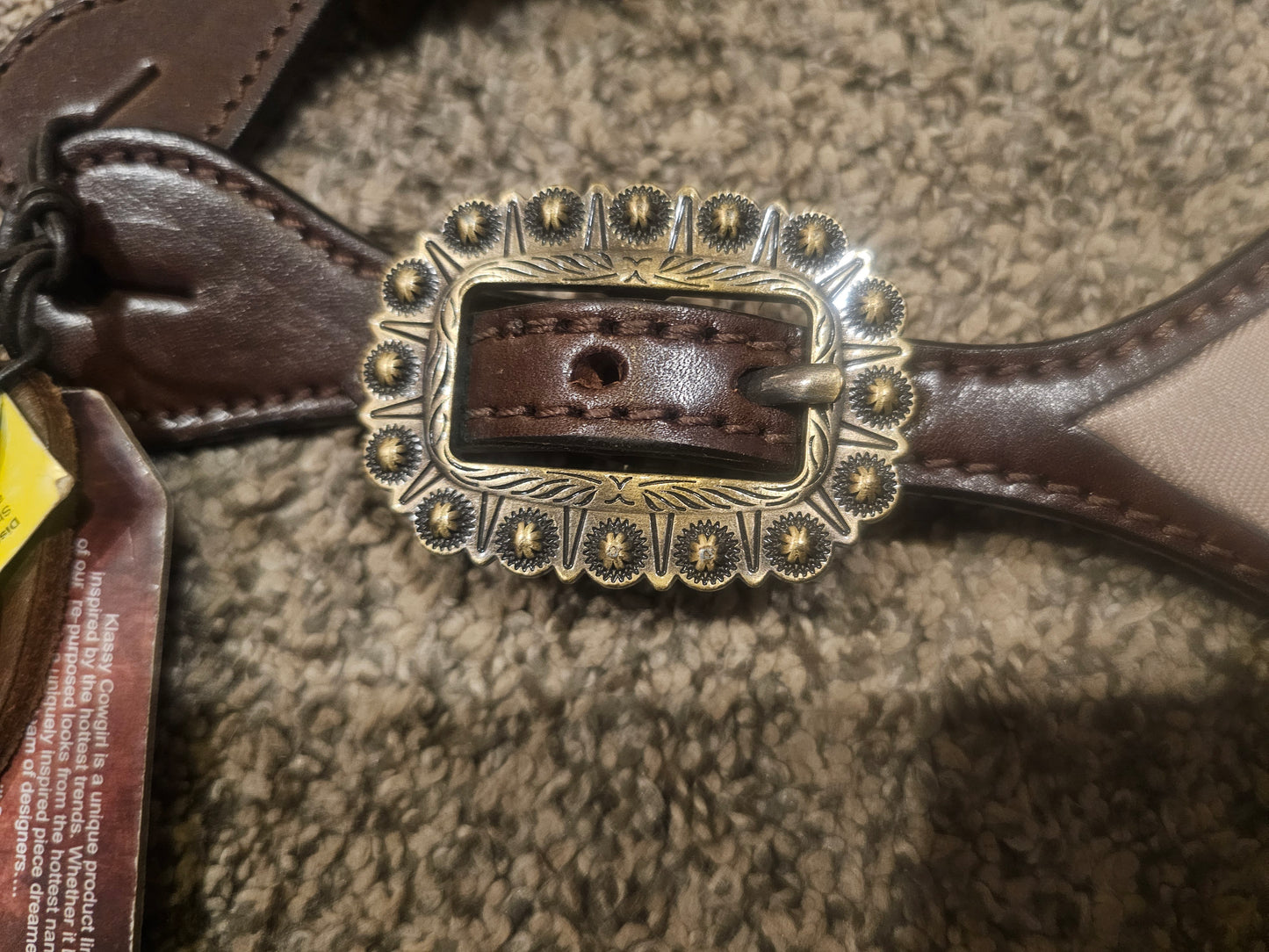 NWT Klassy Cowgirl Western Spur Straps