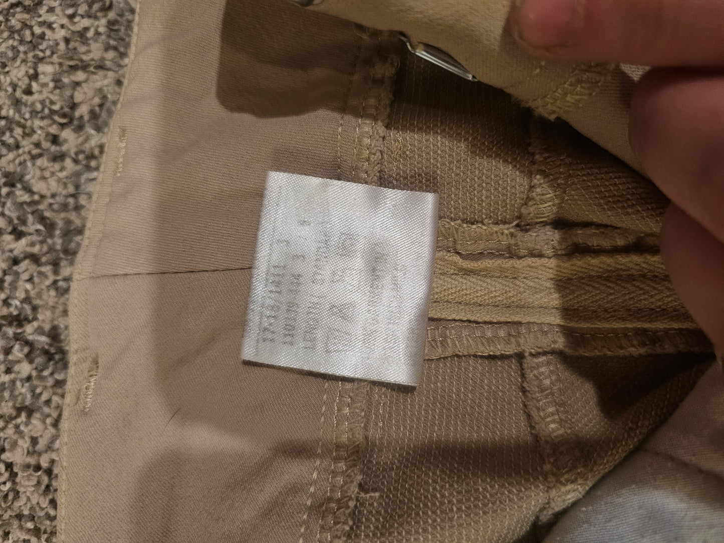 Equine Couture Breeches size 26 tan used