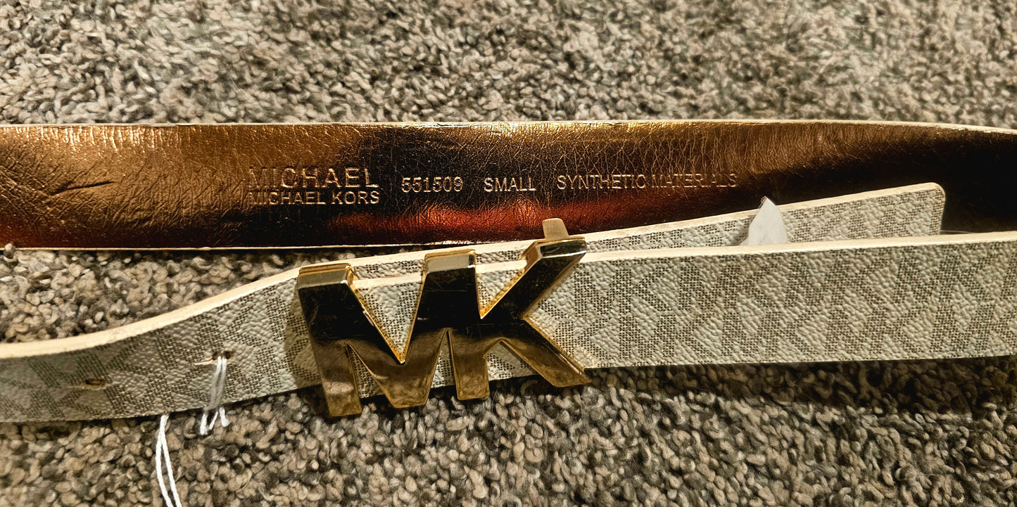 Michael Kors small belt synthetic leather