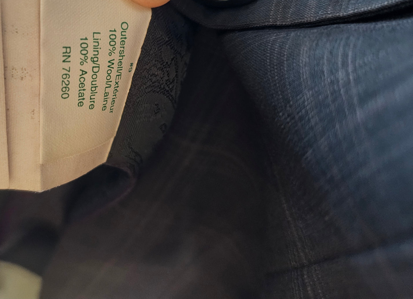 Frantisi women's show coat black plaid size 10R Slim