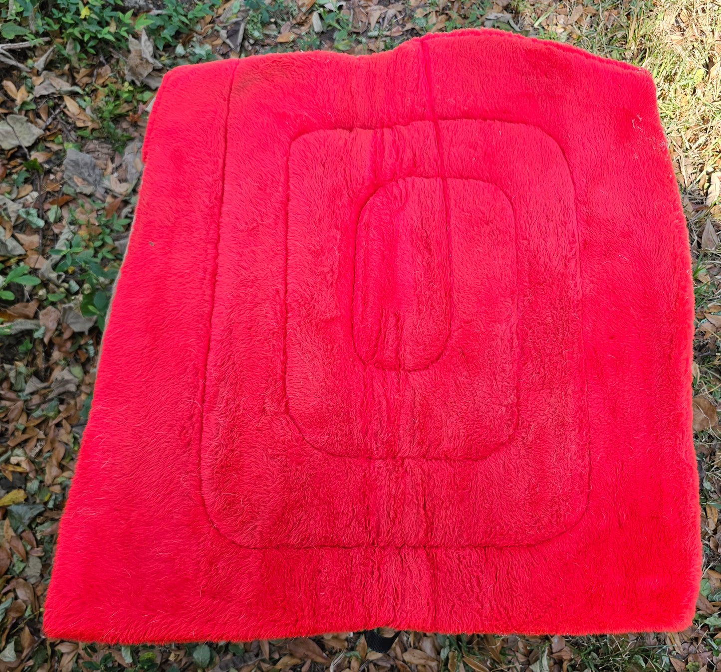Red pony saddle pad used