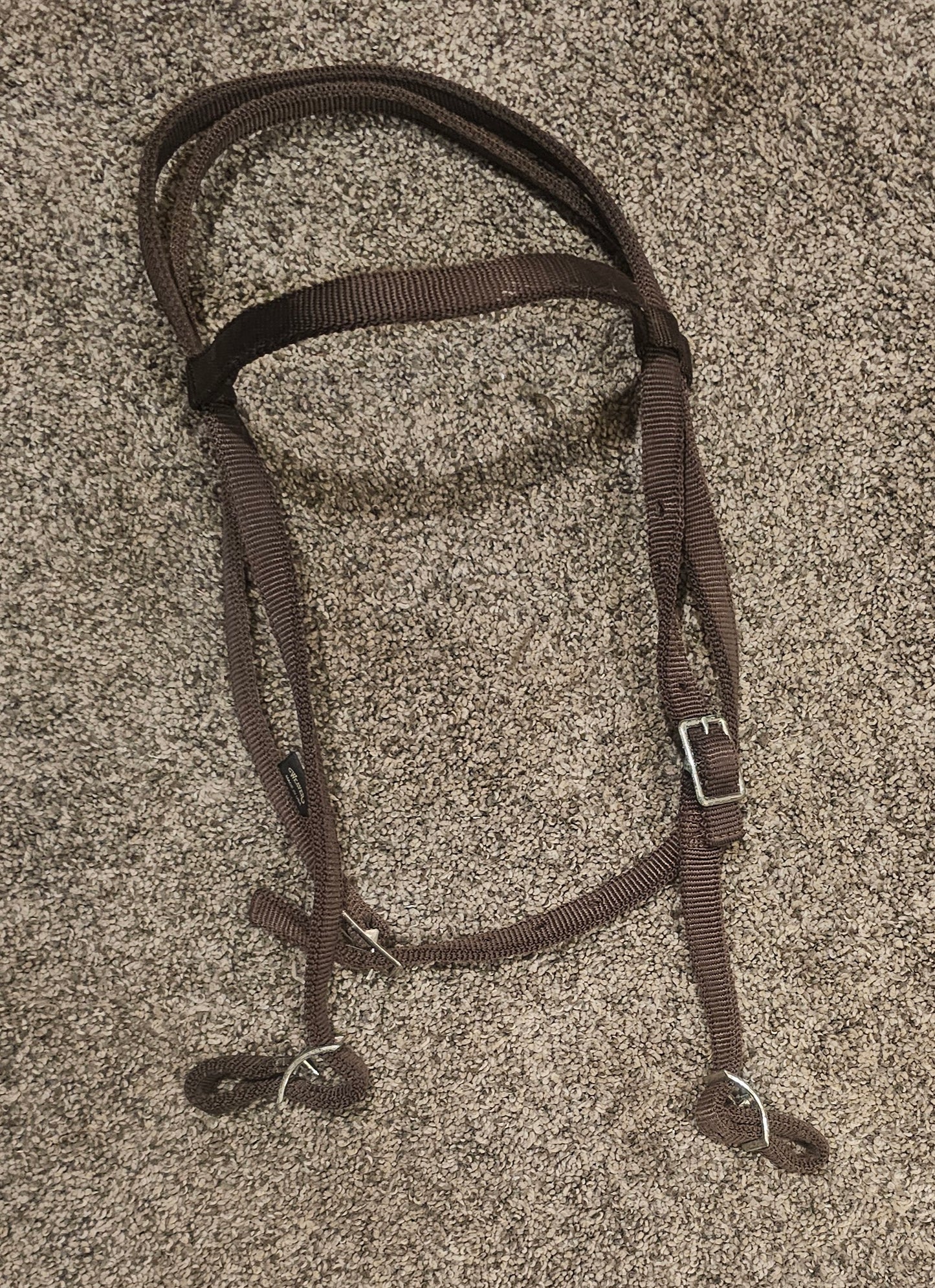 Weaver brown nylon headstall