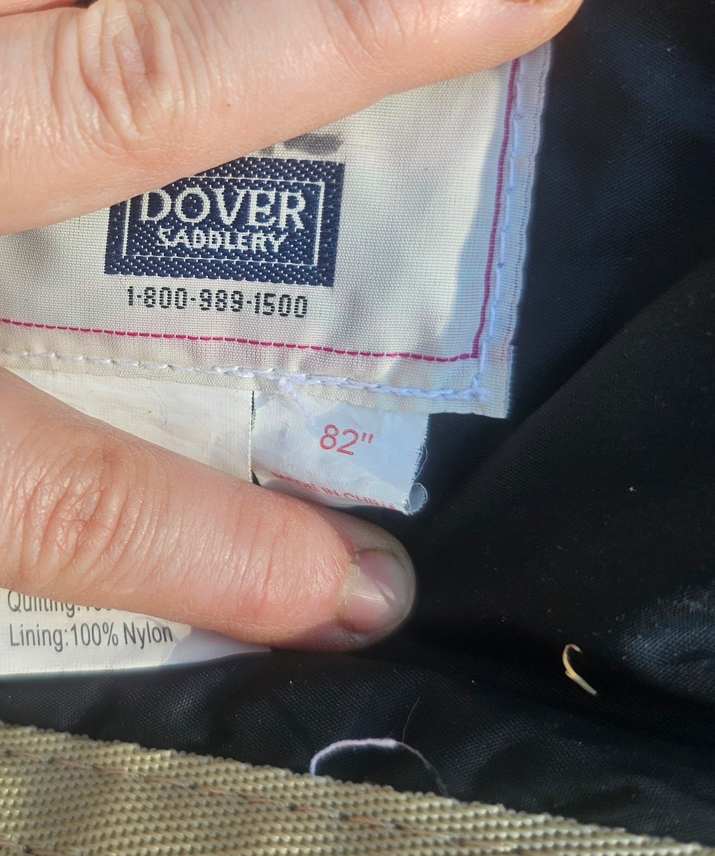 82" Dover Thinsulate Stable Blanket gently used