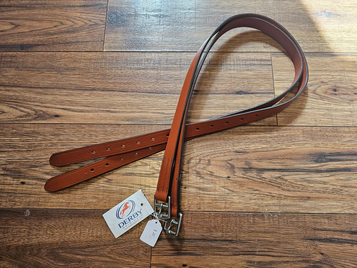NWT Derby Youth Stirrup leathers