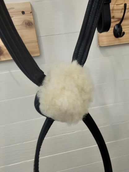Horze Full black leather bridle