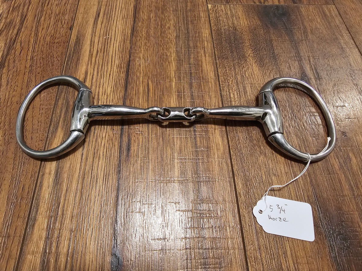 Horze 5.75" Eggbutt Snaffle double jointed