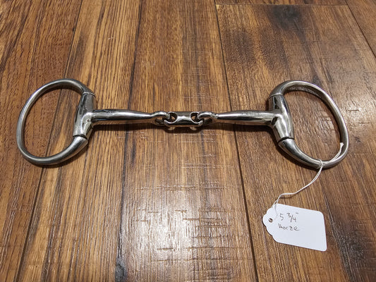 Horze 5.75" Eggbutt Snaffle double jointed