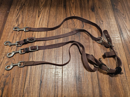 Anti grazing reins pony