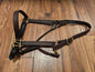Triple stitched heavy duty leather halter