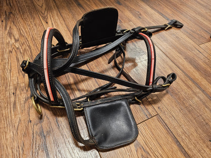 Mini Driving Bridle used