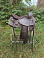 15.5" Lami Cell synthetic western trail saddle used