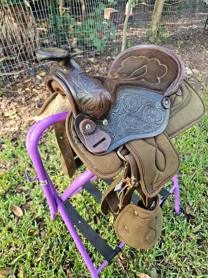12" Bighorn 226 Western Pony saddle used