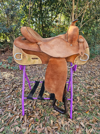 16" Bighorn Reining Trainer Saddle 858 used