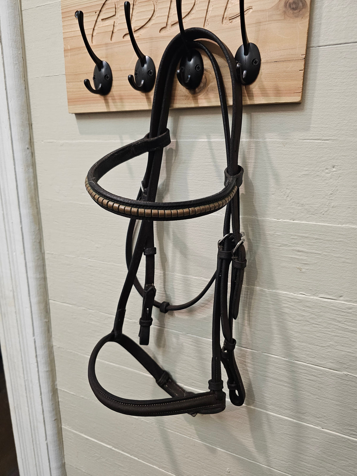 Pony leather headstall used