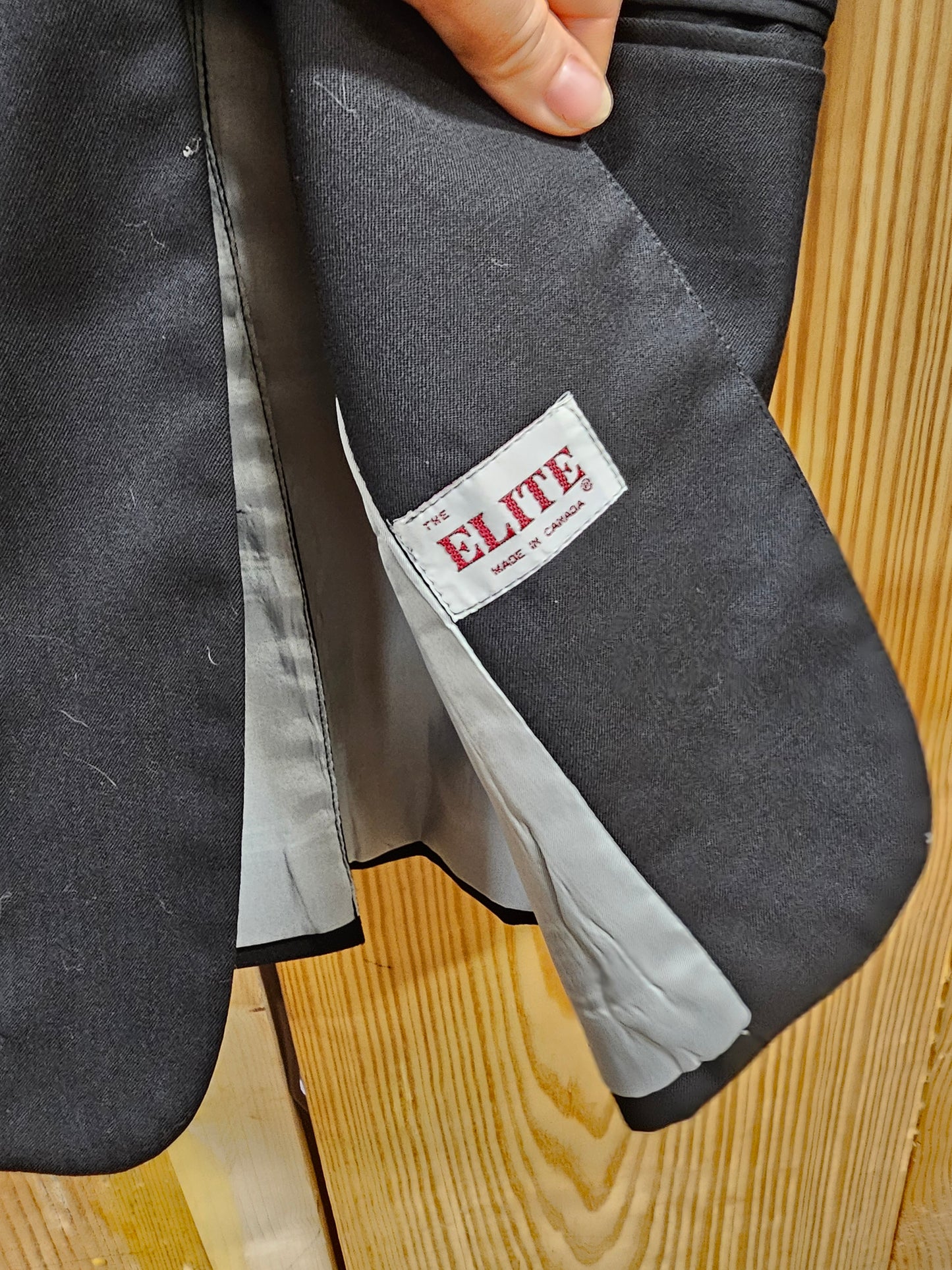 ELITE Black Show Coat Size 12R