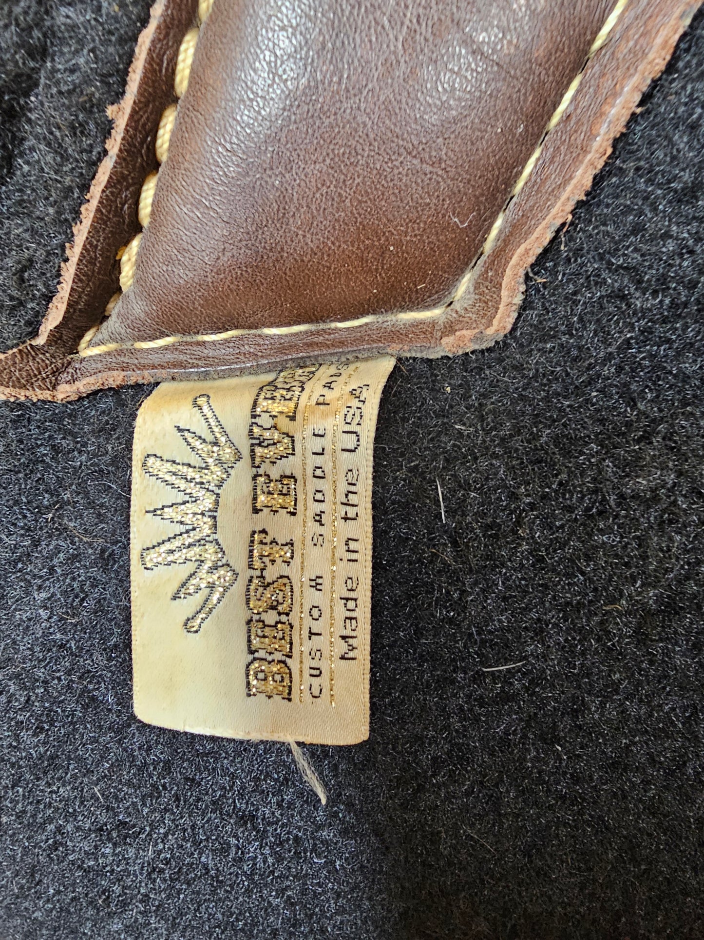 Best Ever Wool Saddle pad used