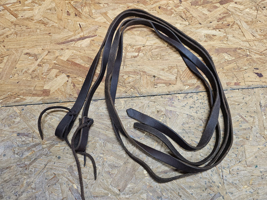 Soft leather split reins