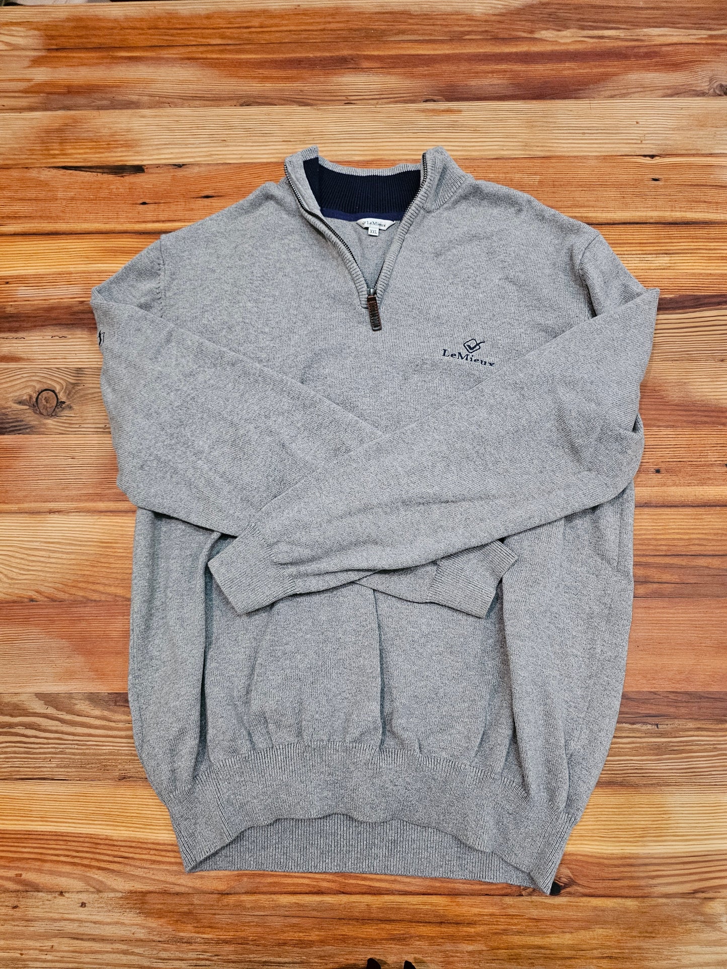 Men's LeMieux Quarter Zip Sweater XXL