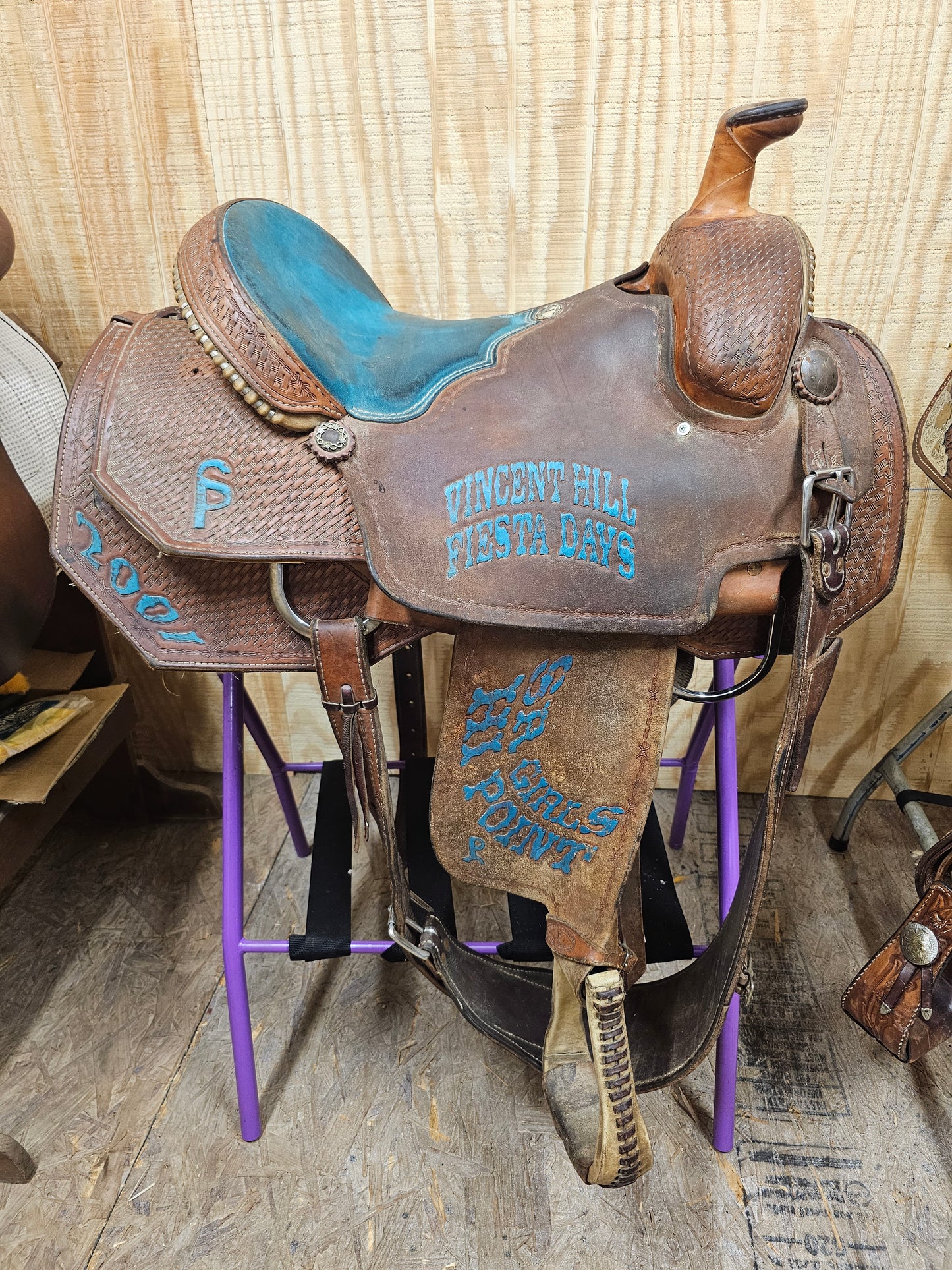 15" Running P Roping Trophy Saddle