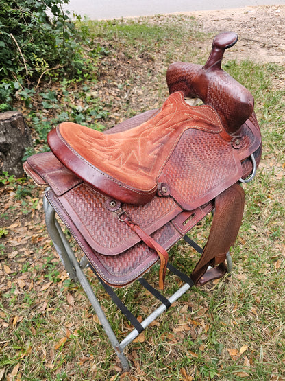 15" Dr J Western Pony Saddle