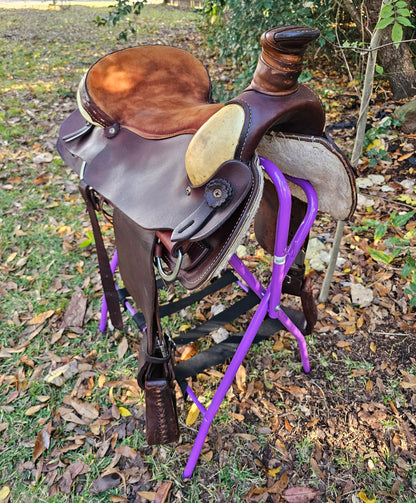 18" Sonny Burt Western Roping Saddle FQHB