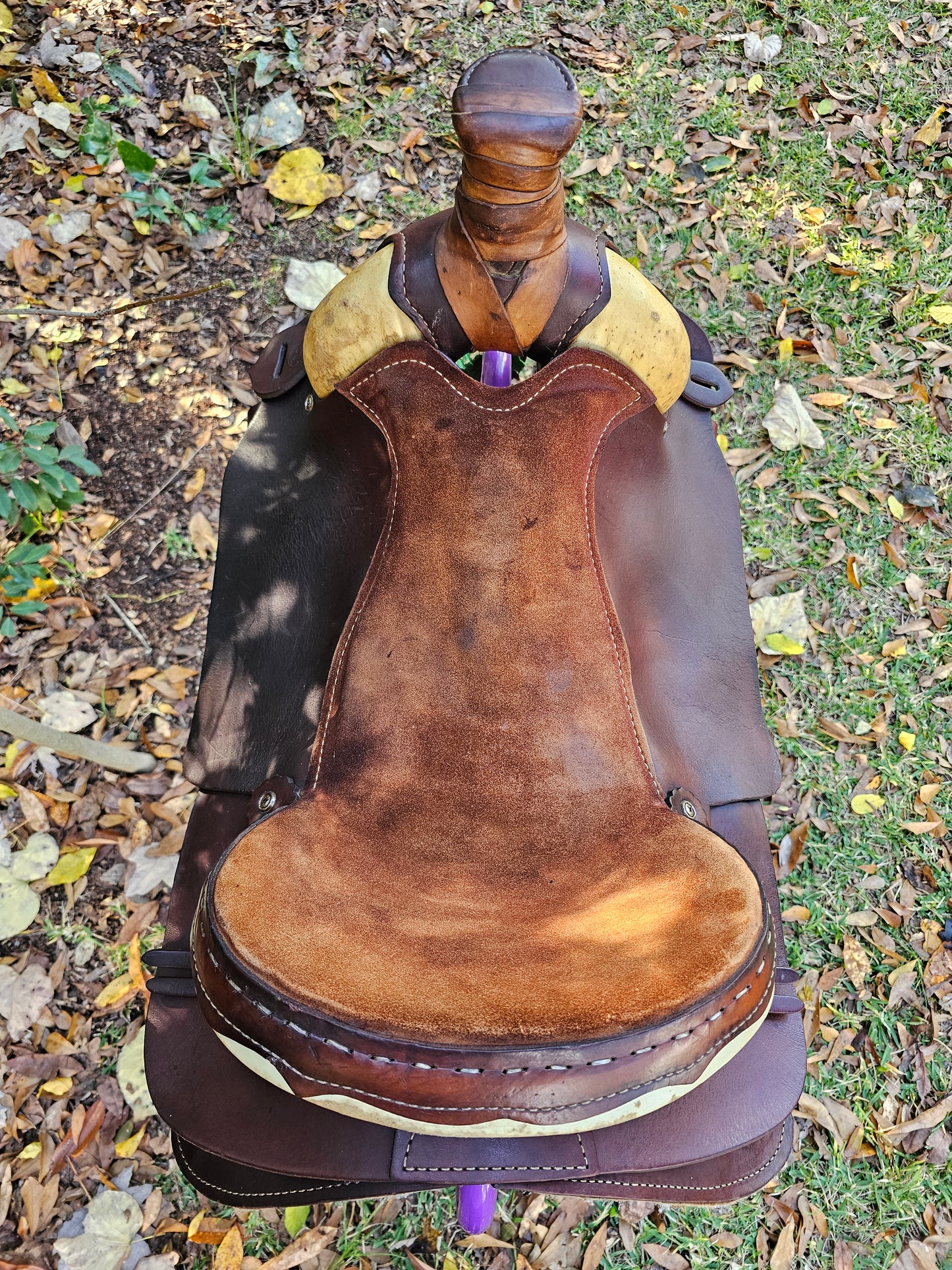 18" Sonny Burt Western Roping Saddle FQHB