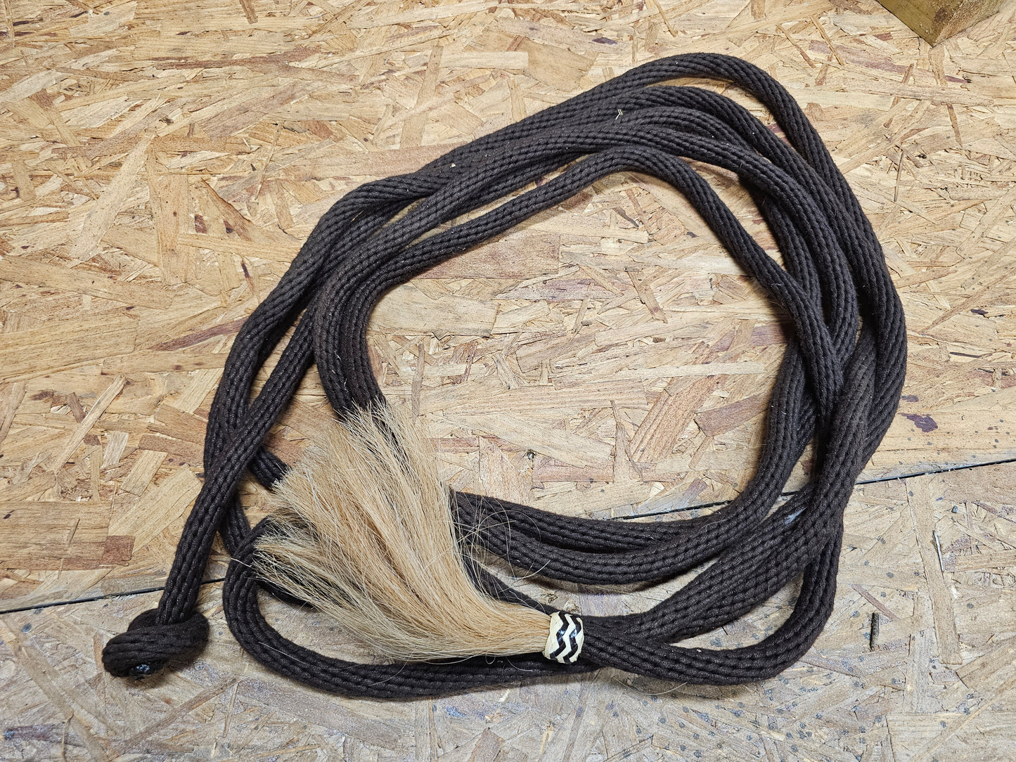 Mecate rein with tassel