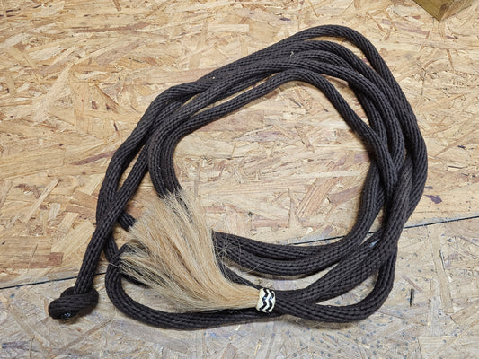 Mecate rein with tassel