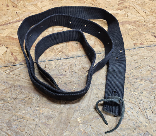 Black nylon latigo used
