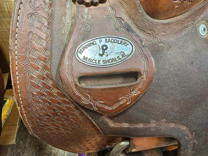 15" Running P Roping Trophy Saddle