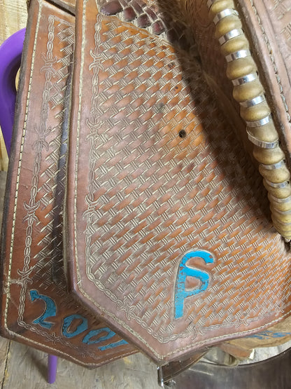 15" Running P Roping Trophy Saddle