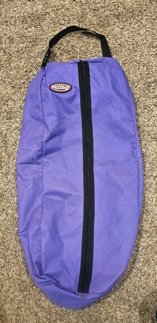 Purple bridle bag