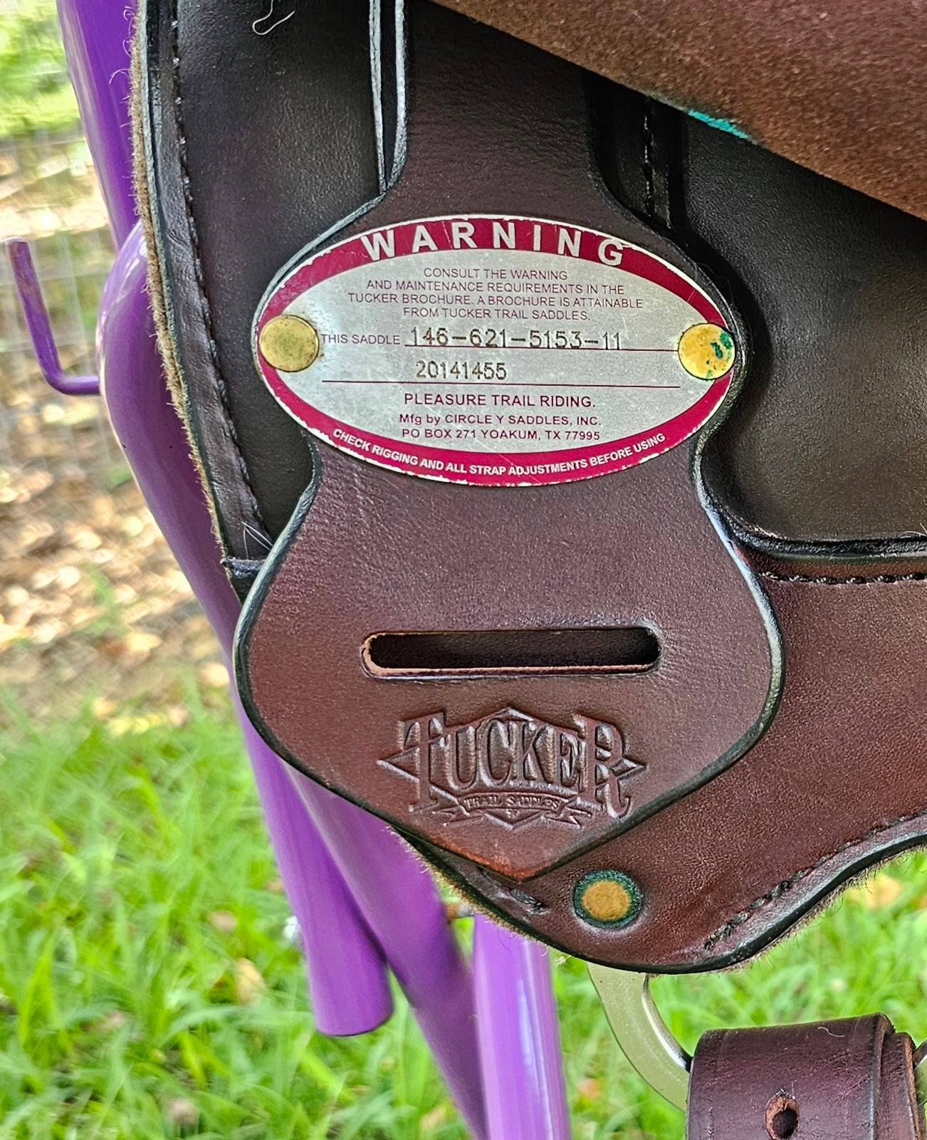 17" Tucker Heritage Trail Saddle