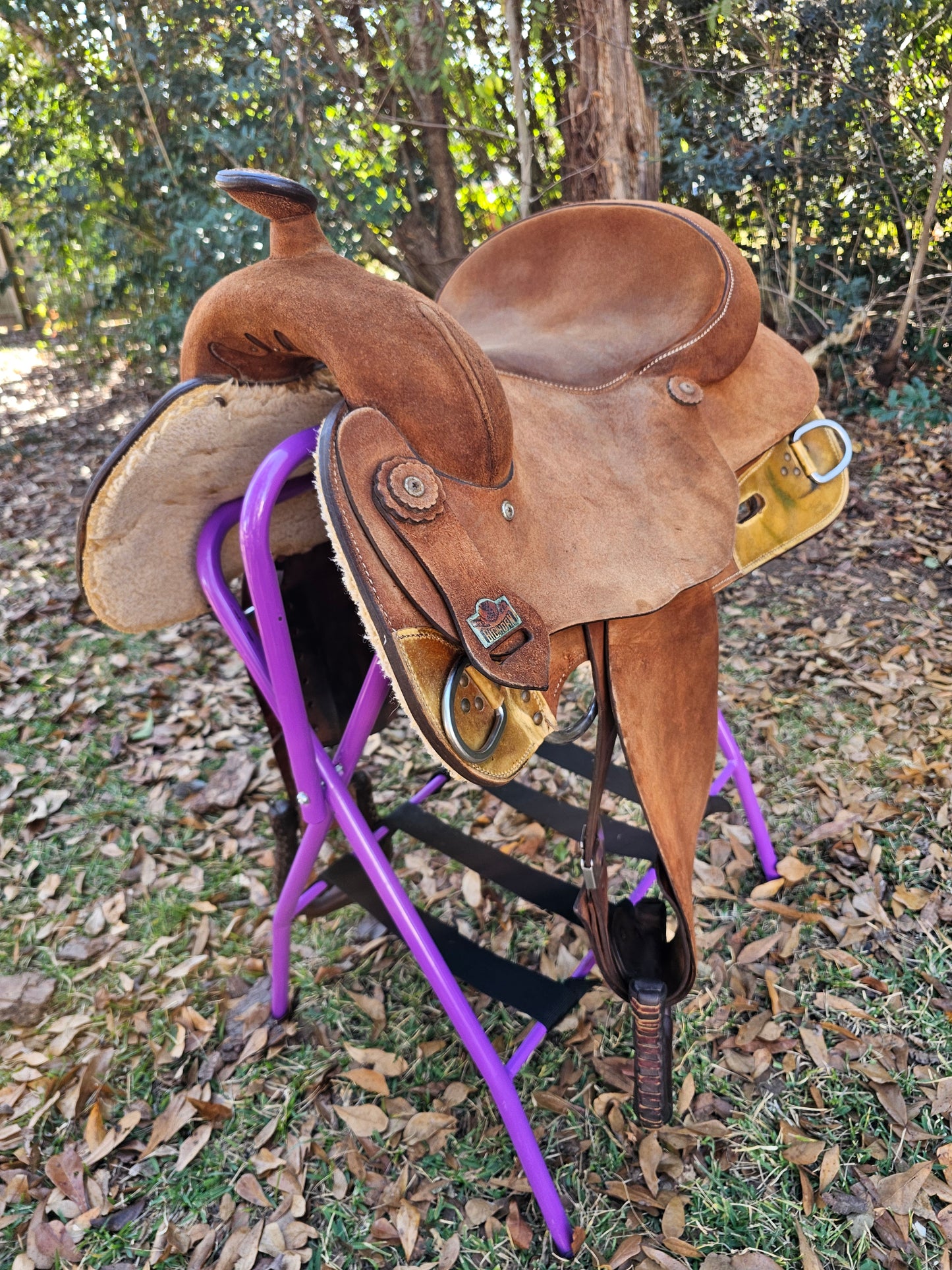 16" Bighorn Reining Trainer Saddle 858 used