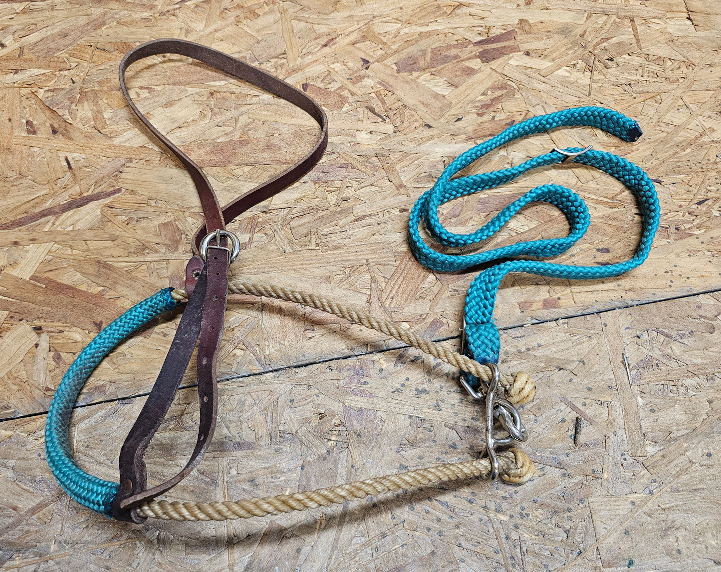 Tie down with strap used