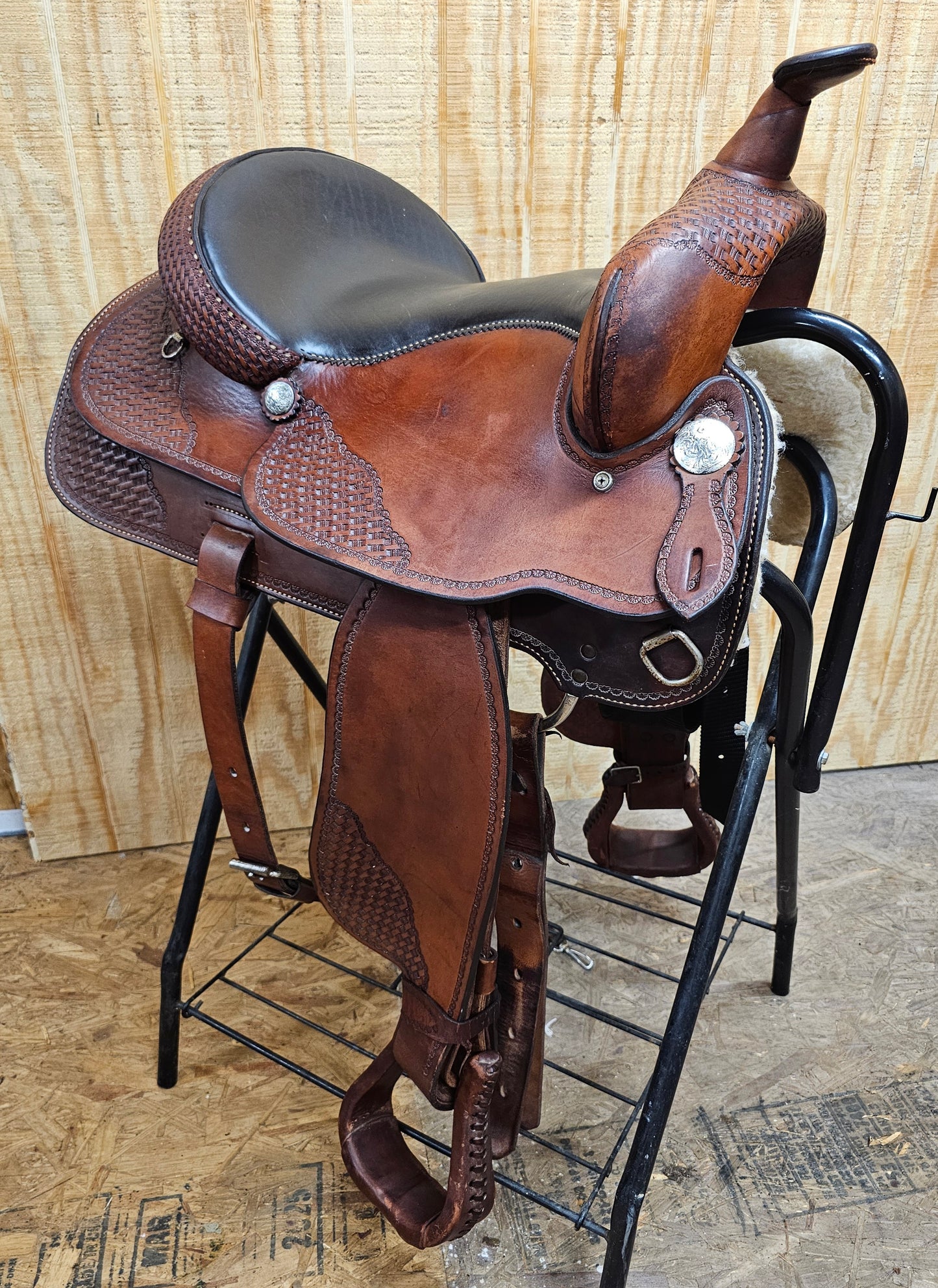 14.5" Western Trail Saddle Set used
