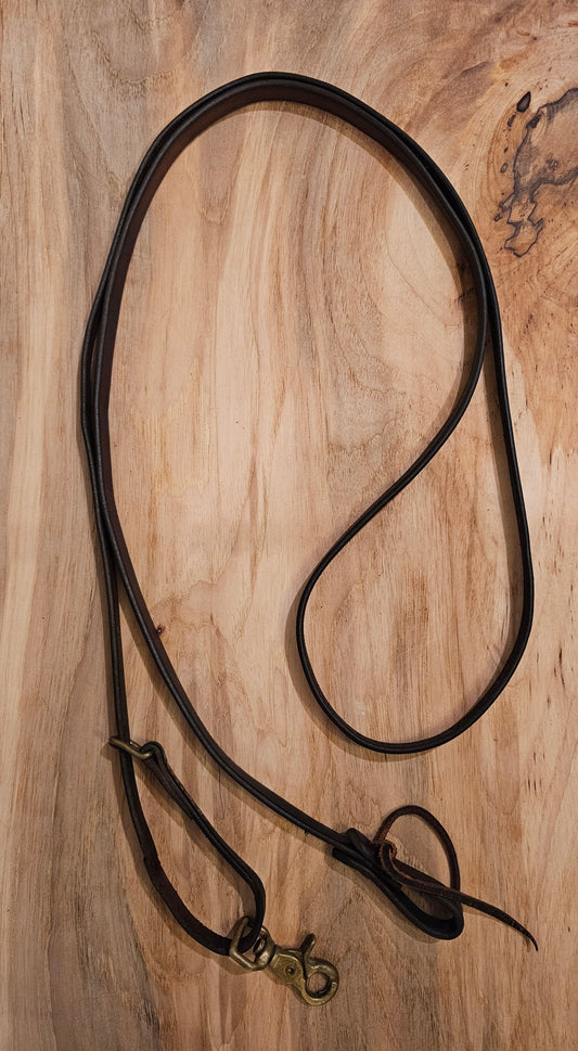 7.5' leather loop reins used